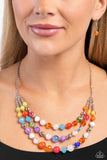 Paparazzi "Summer Scope" Multi Necklace & Earring Set Paparazzi Jewelry