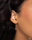 Paparazzi "Birthstone Beauty" Orange November 280UF Necklace & Earring Set Paparazzi Jewelry