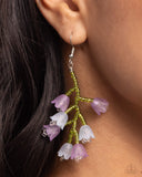 Paparazzi "Beguiling Bouquet" Purple Earrings Paparazzi Jewelry