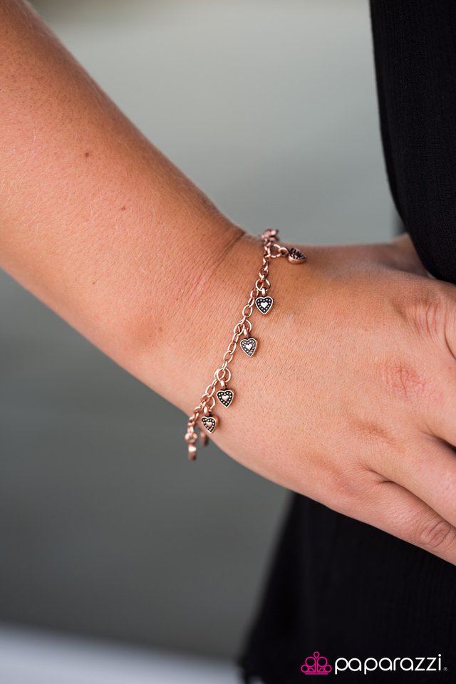 More amour copper bracelet paparazzi Clearance