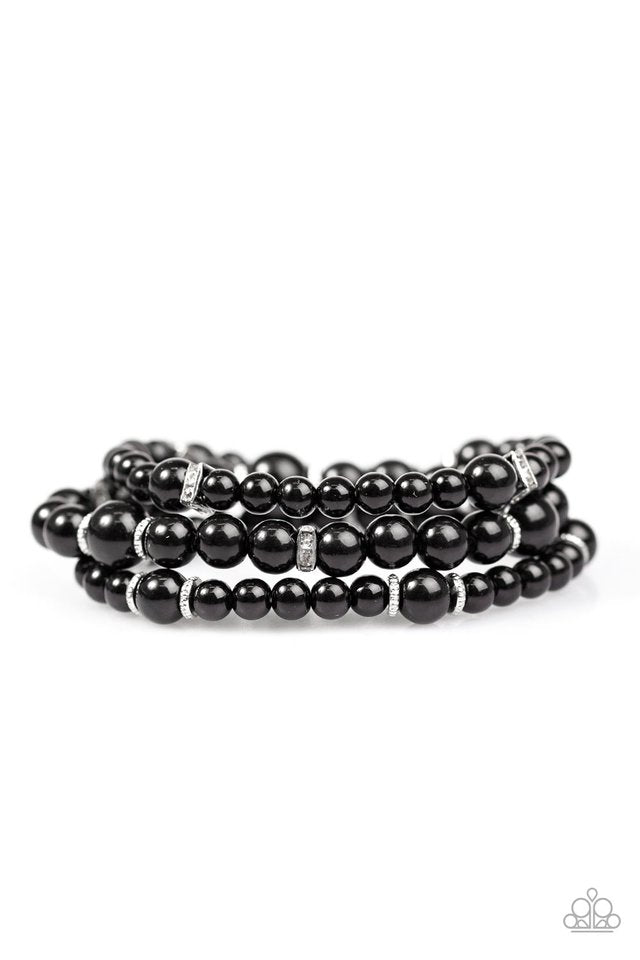 Romantic redux deals black bracelet paparazzi