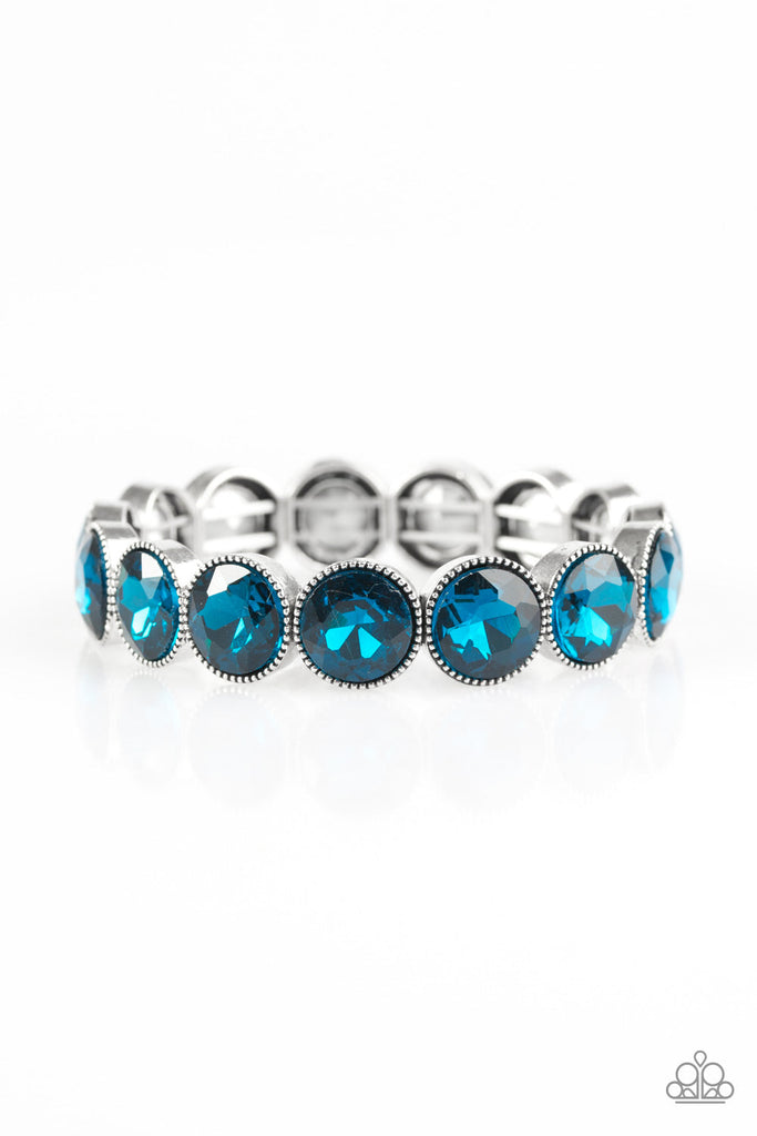 Paparazzi "Number One Knockout" Blue Bracelet