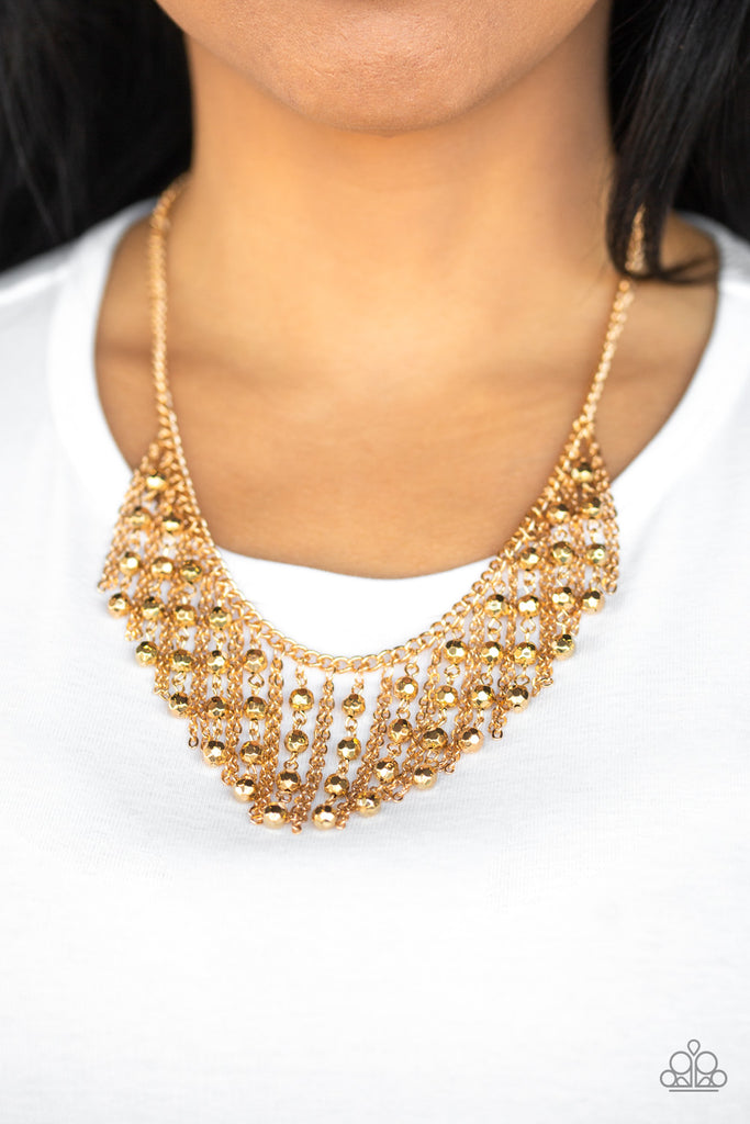 Double Dribble - Gold Rope Chain Men's Necklace - Danielle's Bling Boutique  #Paparazzi #lea…