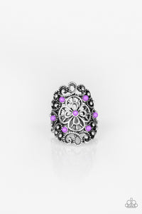 Paparazzi "Floral Fancies" Purple Ring Paparazzi Jewelry