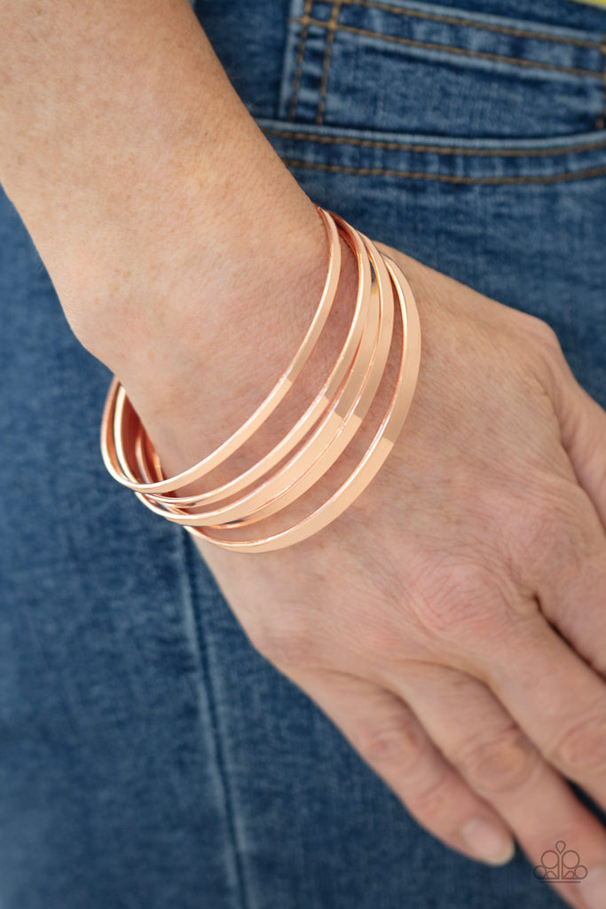 Copper stretch store bracelet paparazzi