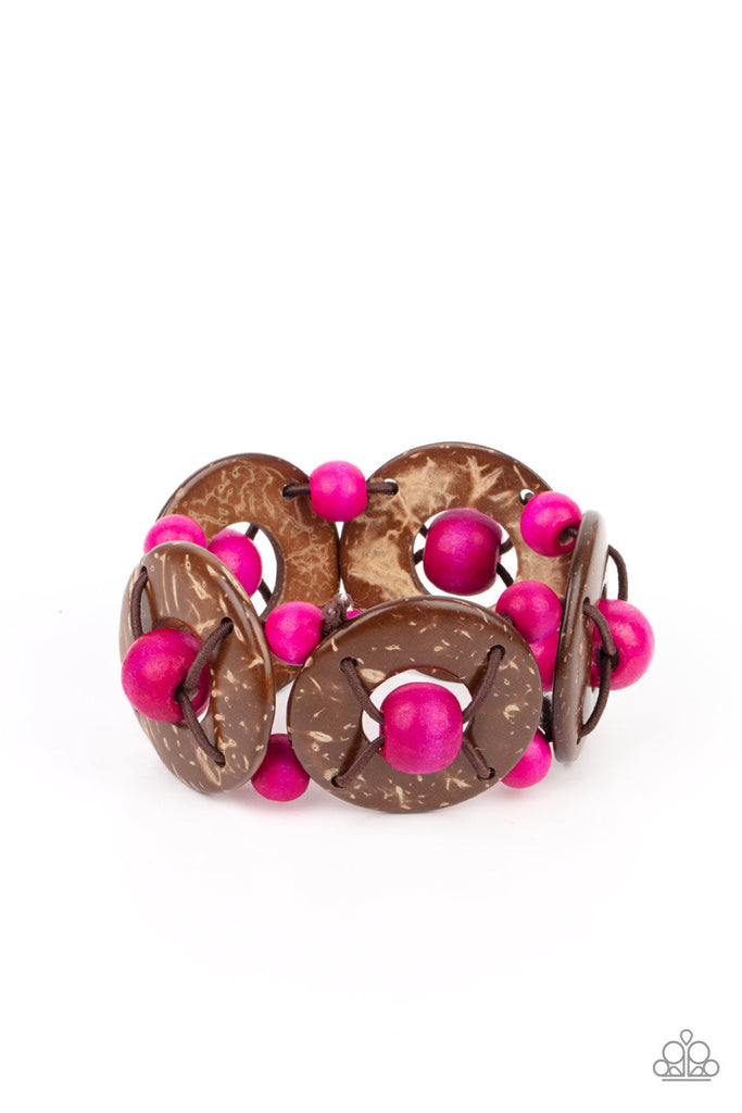 New adventures pink bracelet paparazzi Clearance