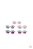 Girl's Starlet Shimmer 10 for $10 231XX Crown Post Earrings Paparazzi Jewelry