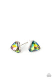 Girl's Starlet Shimmer 10 for $10 169XX Multi Color Oil Spill Post Earrings Paparazzi Jewelry