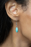 Paparazzi "Natural Novice" Blue Lanyard Necklace & Earring Set Paparazzi Jewelry