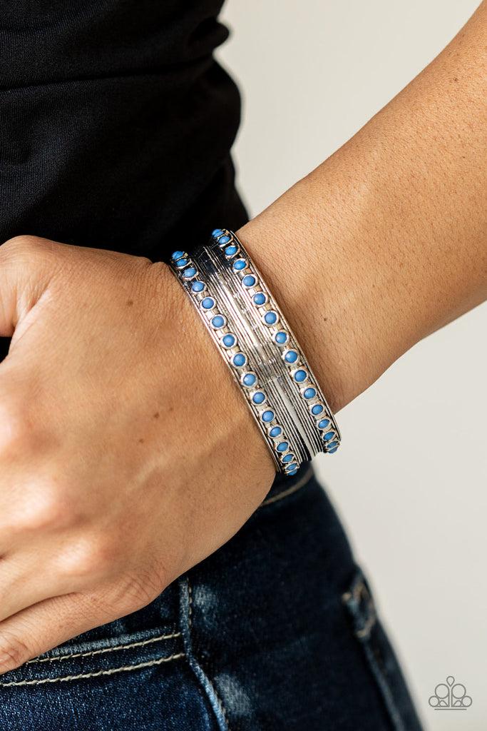 Paparazzi "Costa Rica Retreat" Blue Bracelet