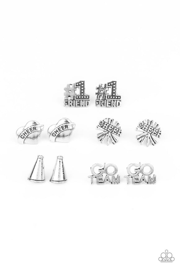 Girl's Starlet Shimmer 10 for 10 401XX Cheerleader Post Earrings Paparazzi Jewelry