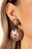 Paparazzi "Industrial Fairytale" Copper Clip On Earrings Paparazzi Jewelry