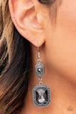 Paparazzi "Starry-Eyed Sparkle" Silver FASHION FIX Earrings Paparazzi Jewelry