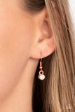 Paparazzi "Spellbinding Sweetheart" Copper Necklace & Earring Set Paparazzi Jewelry