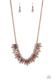 Paparazzi "Sunburst Season" Copper Necklace & Earring Set Paparazzi Jewelry