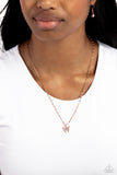 Paparazzi "High-Flying Hangout" Copper Necklace & Earring Set Paparazzi Jewelry