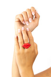 Paparazzi "Lively Lips" Red Ring Paparazzi Jewelry