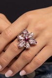 Paparazzi "Blazing Blooms" Pink Ring Paparazzi Jewelry