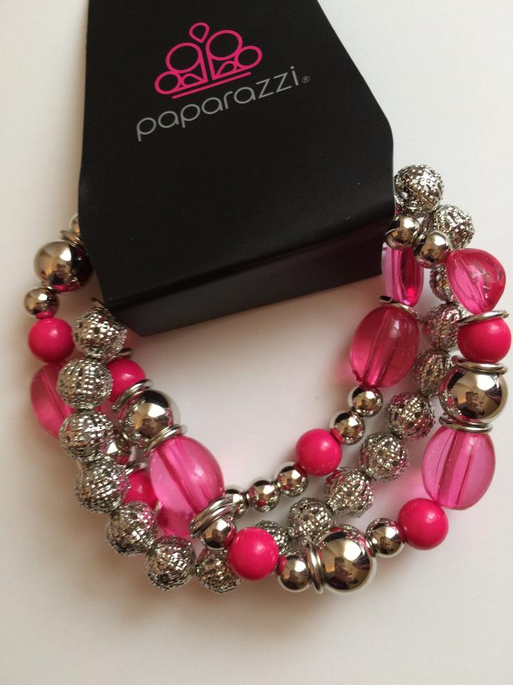 Malibu marina pink bracelet paparazzi Clearance