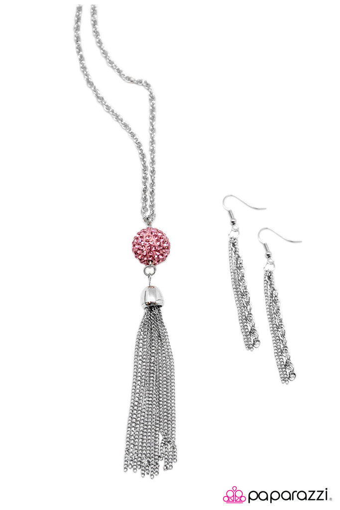 Paparazzi "New Years Eve Pink" necklace