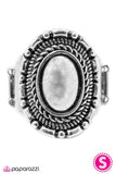 Paparazzi VINTAGE VAULT REPO "Incan Escapade" Silver Ring Paparazzi Jewelry