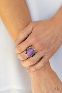 Paparazzi "Flowering Dunes" Purple Ring Paparazzi Jewelry