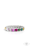 Paparazzi "Sugar-Coated Sparkle" Multi Rainbow Bracelet Paparazzi Jewelry