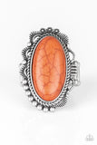 Paparazzi VINTAGE VAULT "Open Range" Orange Ring Paparazzi Jewelry