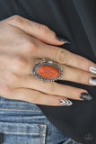 Paparazzi VINTAGE VAULT "Open Range" Orange Ring Paparazzi Jewelry