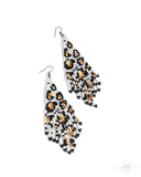 Paparazzi "Bodacious Bombshell" White Earrings Paparazzi Jewelry