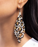 Paparazzi "Bodacious Bombshell" White Earrings Paparazzi Jewelry