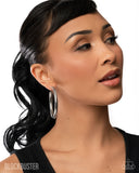 Paparazzi "Curve Ball" Silver Post Earrings Paparazzi Jewelry