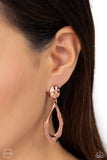 Paparazzi "Metallic Mezzanine" Copper Clip On Earrings Paparazzi Jewelry