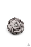Paparazzi "Pampered in Petals" Silver Hair Clip Paparazzi Jewelry