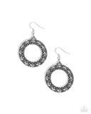 Paparazzi "Vineyard Valentine" Silver Earrings Paparazzi Jewelry