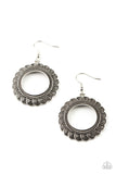 Paparazzi "Mayan Mardi Gras" Silver Earrings Paparazzi Jewelry