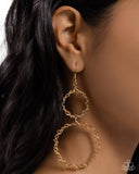 Paparazzi "Twist of FABULOUS" Gold Earrings Paparazzi Jewelry