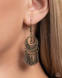 Paparazzi "PRAIRIE For Me" Brass Earrings Paparazzi Jewelry