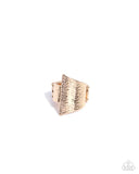 Paparazzi "Metallic Shade" Gold Ring Paparazzi Jewelry