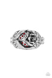 Paparazzi "Rose Garden Refinement" Red Ring Paparazzi Jewelry