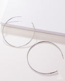 Paparazzi "Colossal Couture" Silver Post Earrings Paparazzi Jewelry