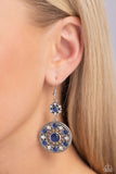 Paparazzi "Party at My PALACE" Blue Earrings Paparazzi Jewelry