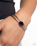 Paparazzi "Magnificently Mesmerized" Purple Bracelet Paparazzi Jewelry