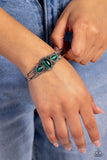 Paparazzi Greenhouse Glamour" Green Bracelet Paparazzi Jewelry