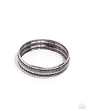 Paparazzi "Off Road Relic" Silver Bracelet Paparazzi Jewelry