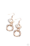 Paparazzi "Metro Machinery" Rose Gold Earrings Paparazzi Jewelry