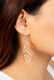 Paparazzi "Metro Machinery" Rose Gold Earrings Paparazzi Jewelry