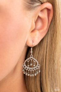 Paparazzi "Persian Persuasion" Silver Earrings Paparazzi Jewelry