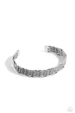 Paparazzi "Urban Zone" Silver Men's Urban Bracelet Paparazzi Jewelry