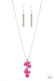 Paparazzi "Wild Bunch Flair" Pink Necklace & Earring Set Paparazzi Jewelry